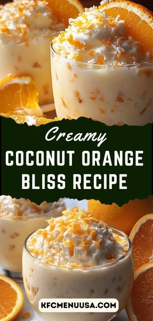 Creamy Coconut Orange Bliss