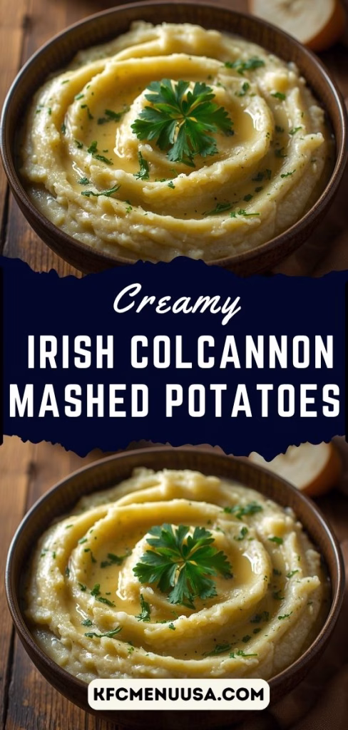 Creamy Irish Colcannon Mashed Potatoes Recipe