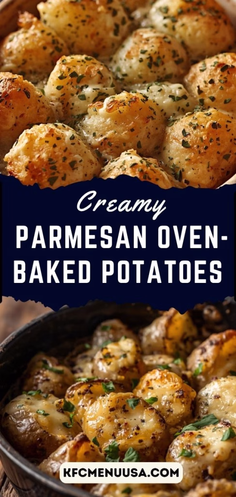 Creamy Parmesan Oven-Baked Potatoes Recipe