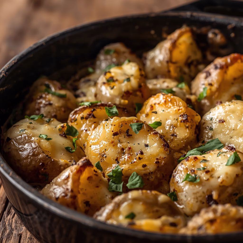 Creamy Parmesan Oven-Baked Potatoes Recipe