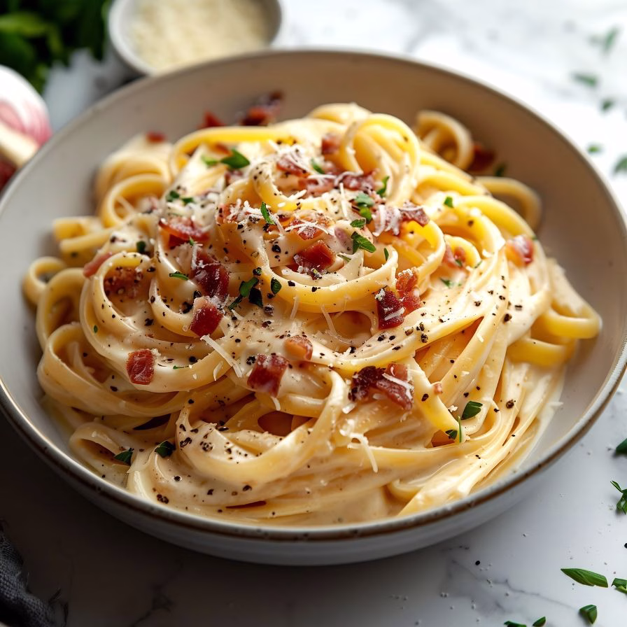 Creamy Spaghetti Carbonara Recipe