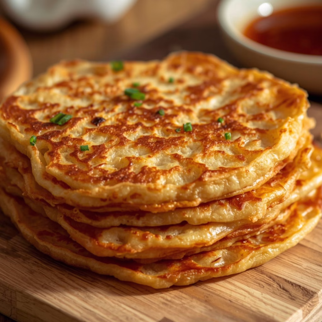 Crispy Chinese Scallion Pancakes Recipe