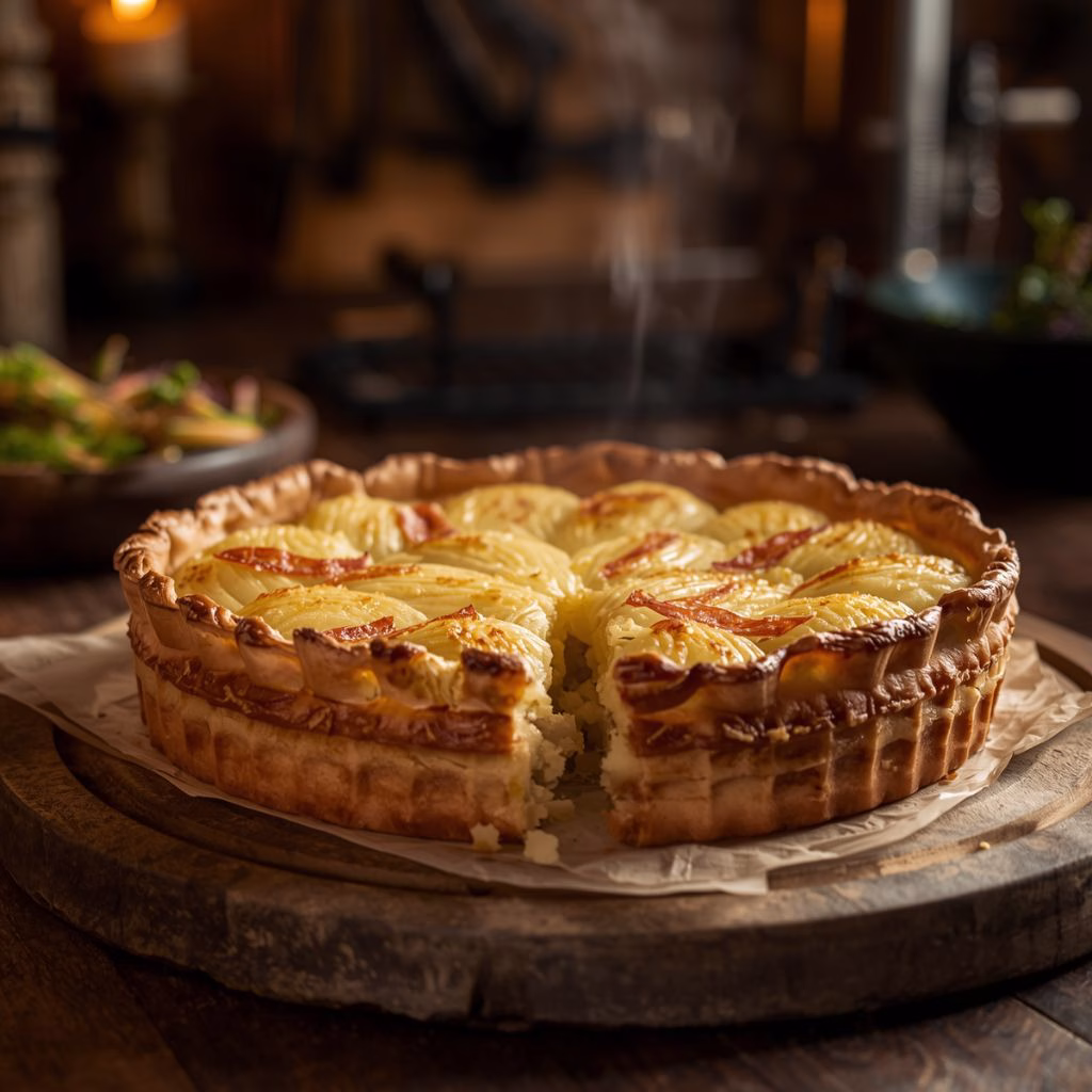 Crispy Potato Pie Recipe