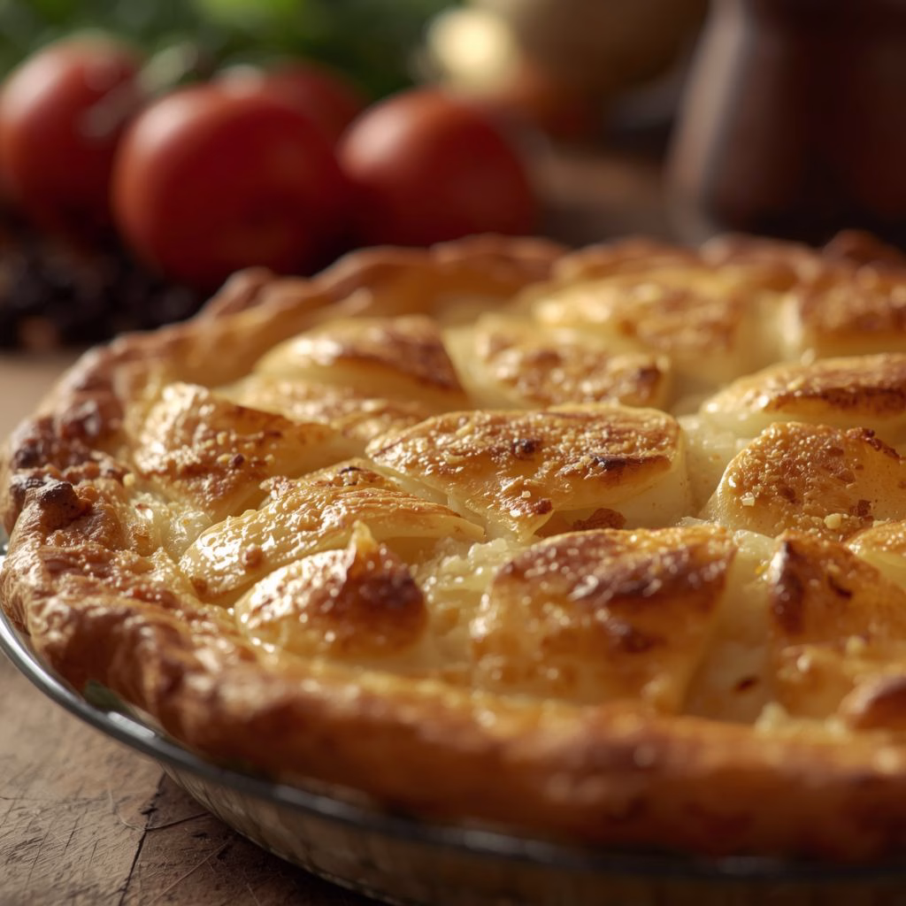 Crispy Potato Pie Recipe