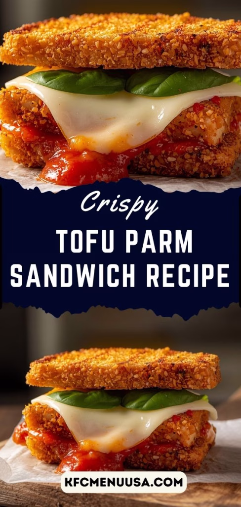 Crispy Tofu Parm Sandwich Recipe