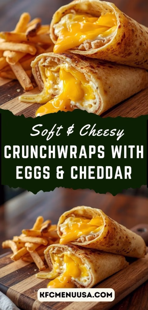 Breakfast Crunchwraps with Eggs & Cheddar Recipe