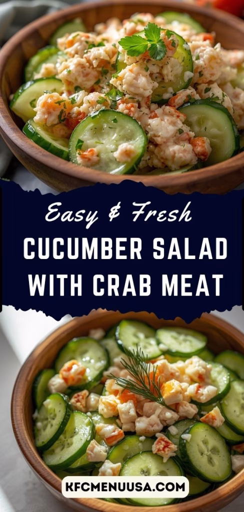 Cucumber Salad with Crab Meat Recipe