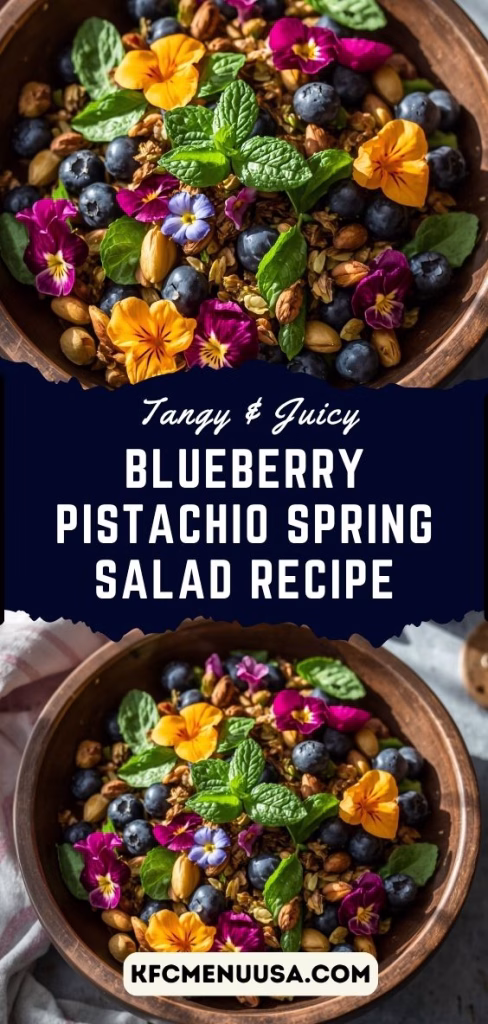 Easy Blueberry Pistachio Spring Salad Recipe