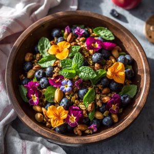 Easy Blueberry Pistachio Spring Salad Recipe