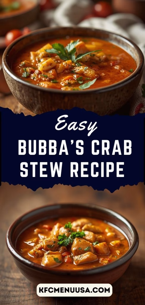 Easy Bubba’s Crab Stew Recipe