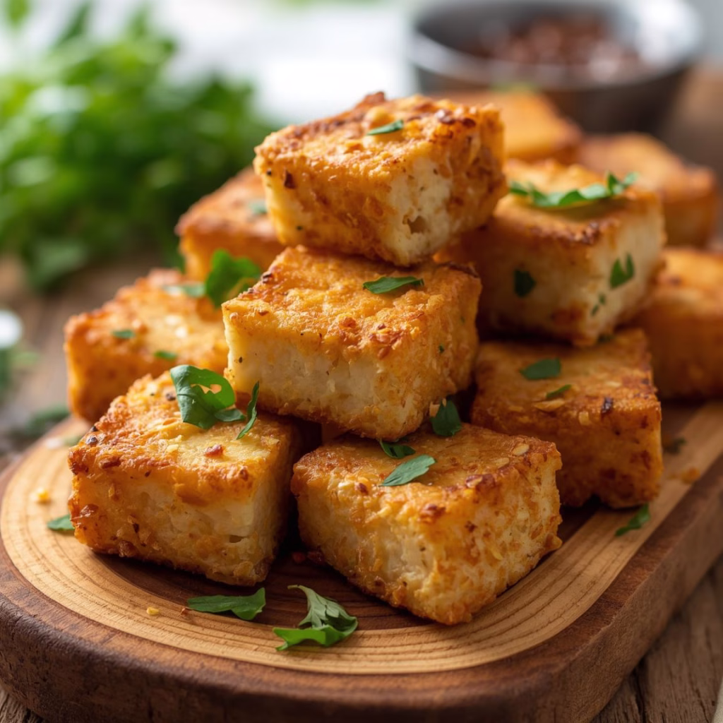 Easy Crispy Tofu Bites Snack Recipe