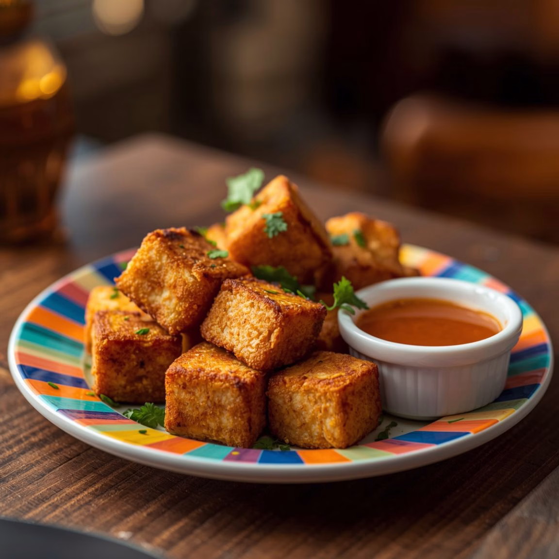 Easy Crispy Tofu Bites Snack Recipe