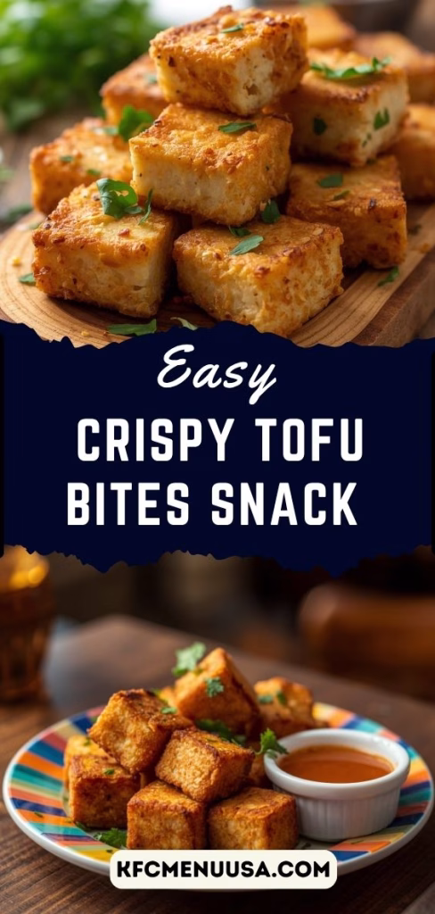 Easy Crispy Tofu Bites Snack Recipe