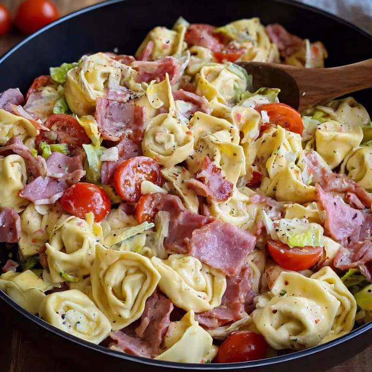 Easy Italian Grinder Tortellini Salad Recipe