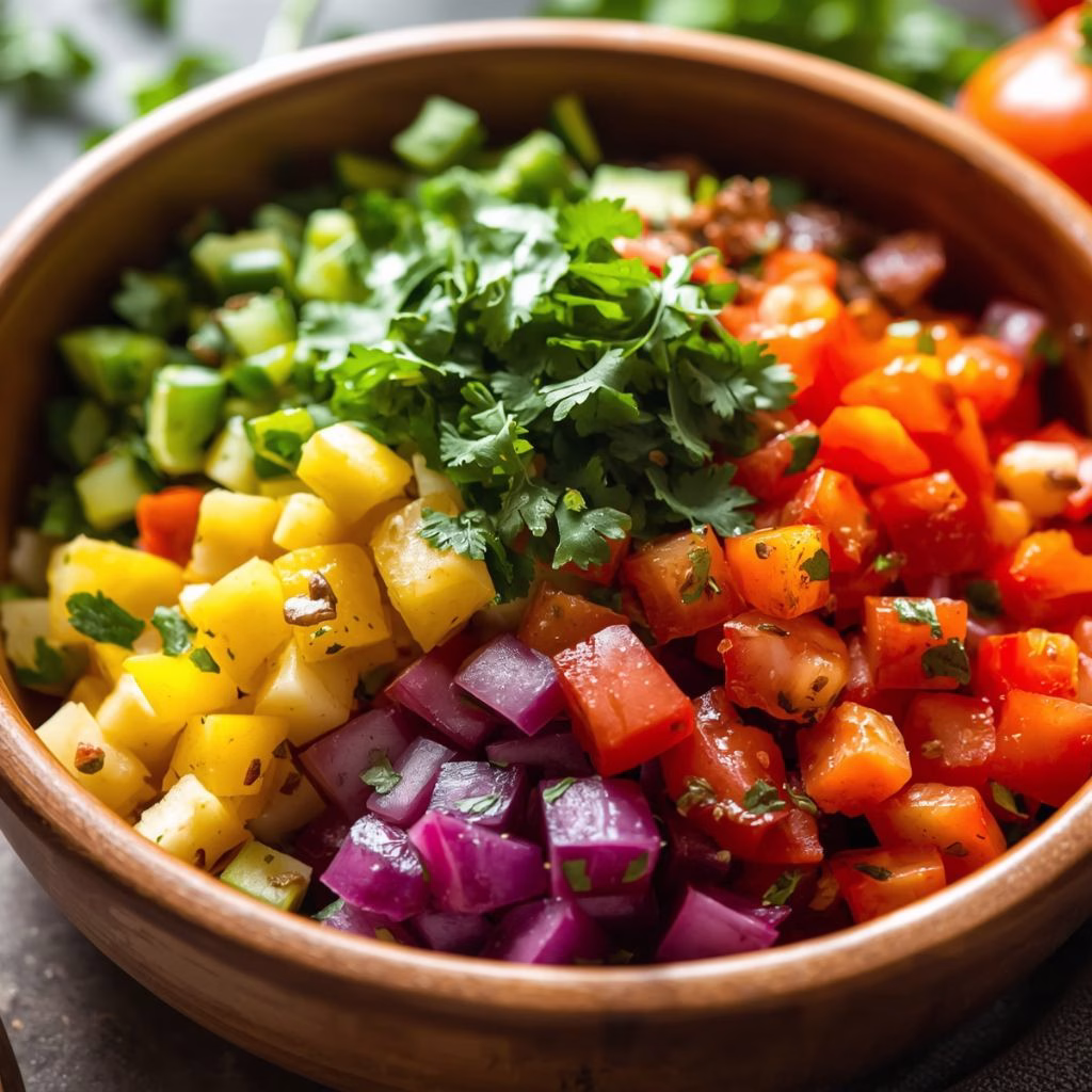 Easy Mexican Chopped Salad with Dressing