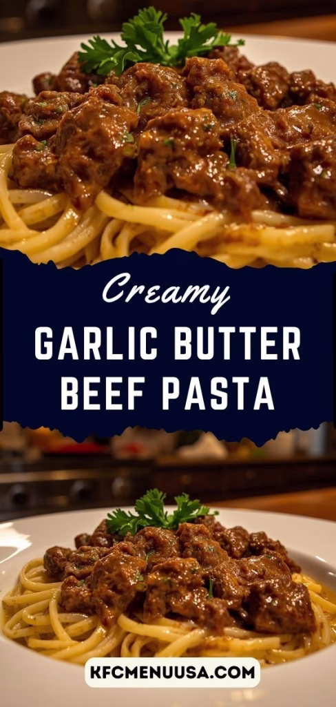 Garlic Butter Beef Pasta Recipe