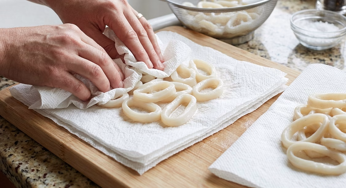 Breaded Homestyle Calamari Rings Recipe
