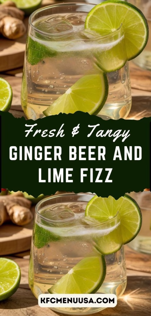 Ginger Beer and Lime Fizz Recipe