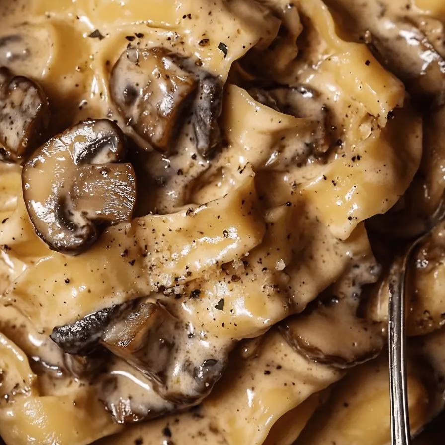 Gorgonzola Truffle Cream Sauce with Mushrooms