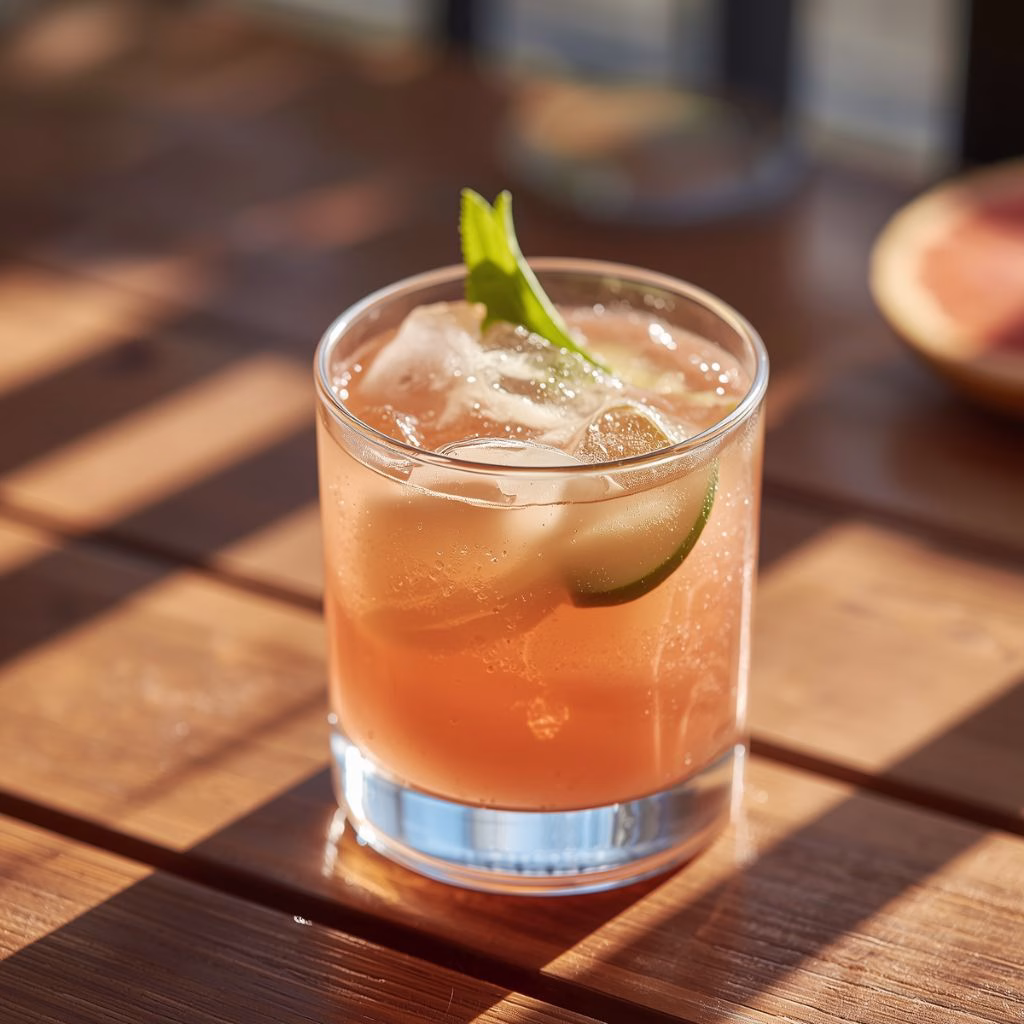Grapefruit Gin Fizz With Cucumber Recipe