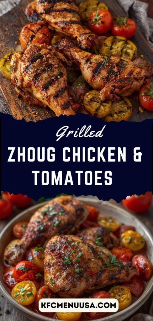 Grilled Zhoug Chicken & Tomatoes Recipe