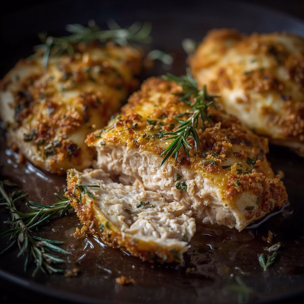 Herb-Crusted Boursin Chicken Recipe