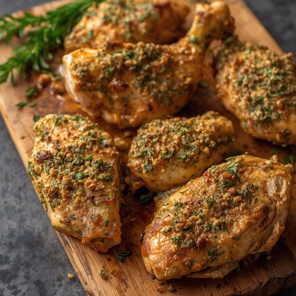 Herb-Crusted Boursin Chicken Recipe