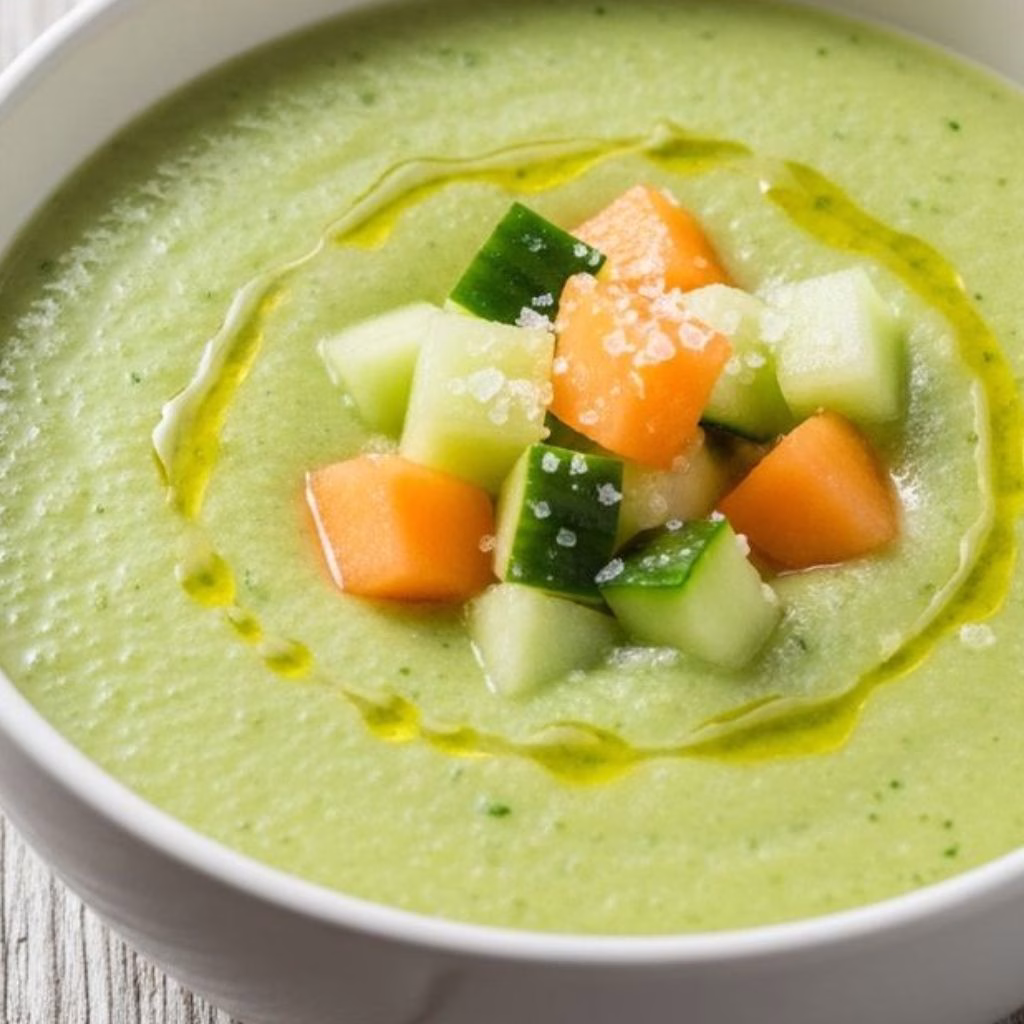 Honeydew Cucumber Gazpacho Recipe