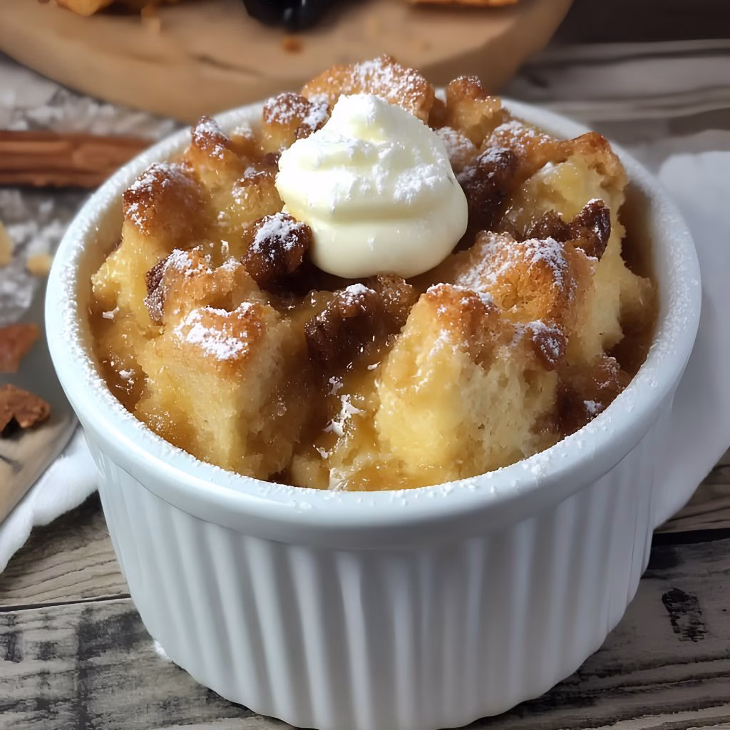 Irish Bread Pudding with Whiskey Sauce Recipe