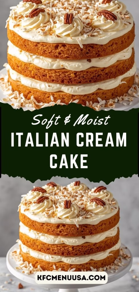 Italian Cream Cake Recipe