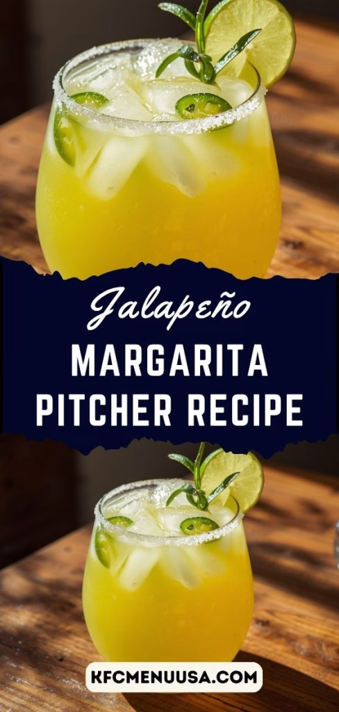 Jalapeño Margarita Pitcher Recipe
