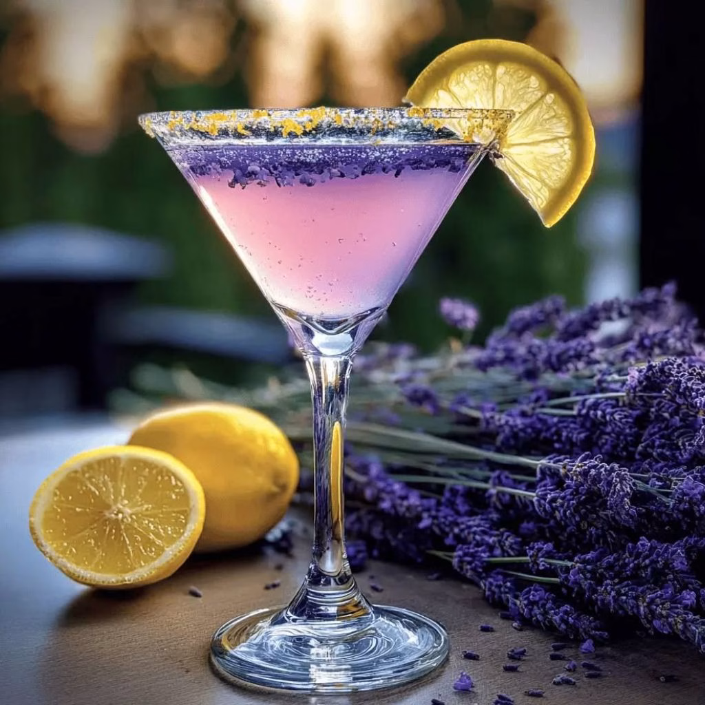 Lavender Lemon Drop Martini Recipe