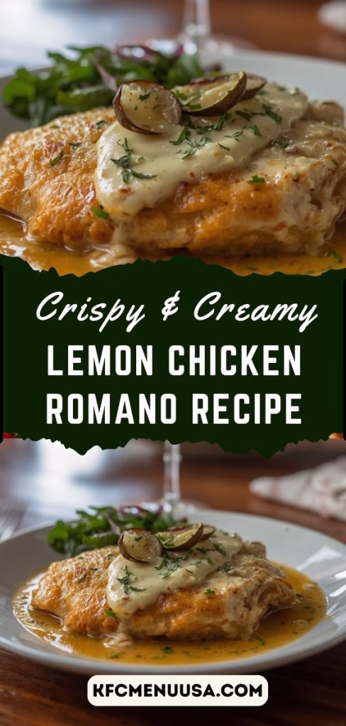 Lemon Chicken Romano Recipe 