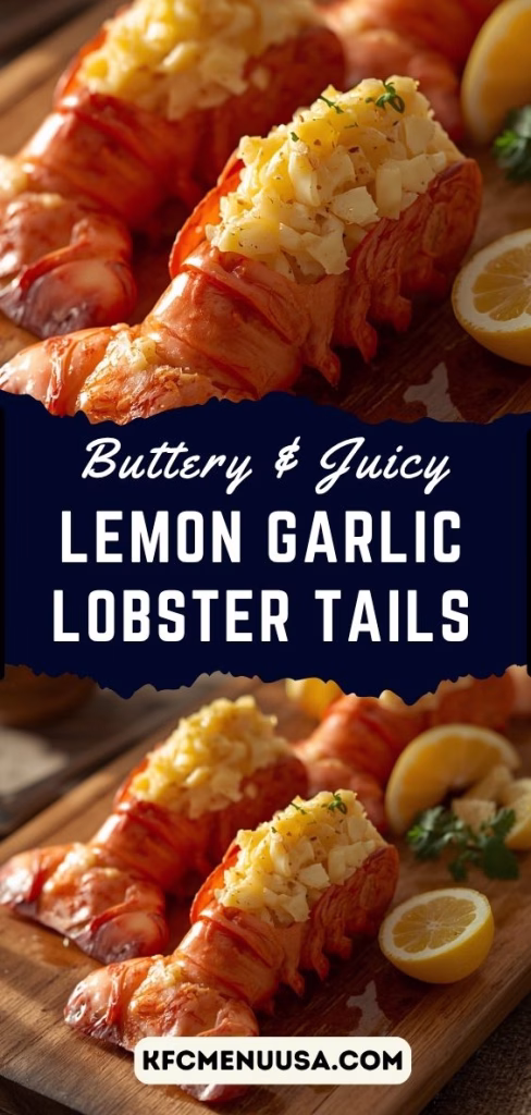 Lemon Garlic Lobster Tails Recipe
