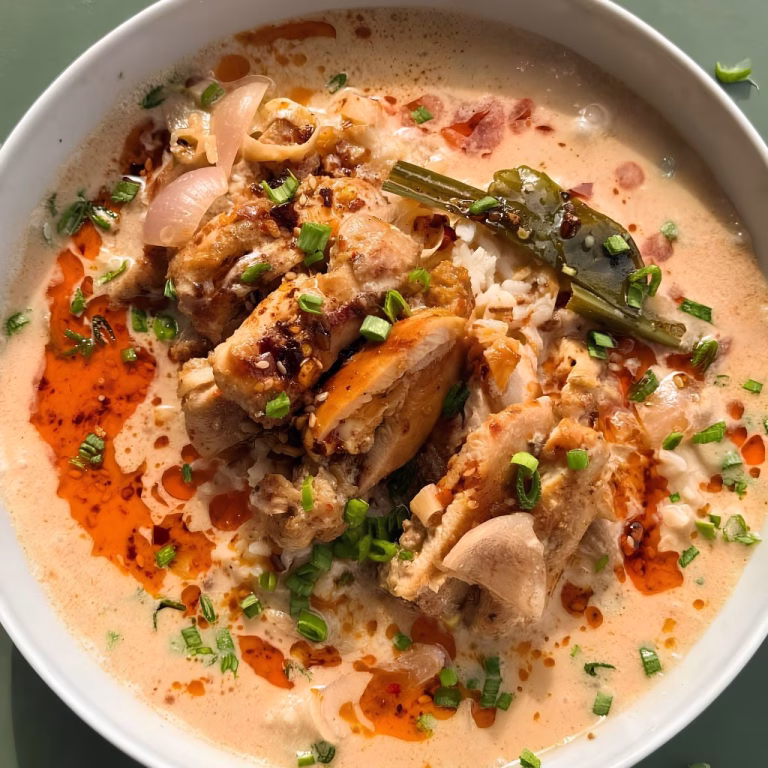 Lemongrass Broth Bowls with Yellow Curry Chicken Recipe
