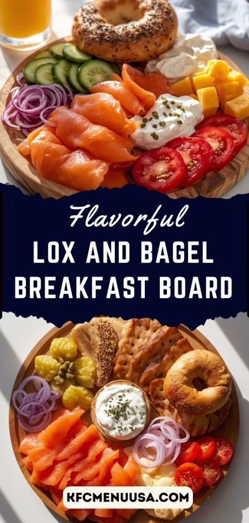 Lox and Bagel Breakfast Board Recipe