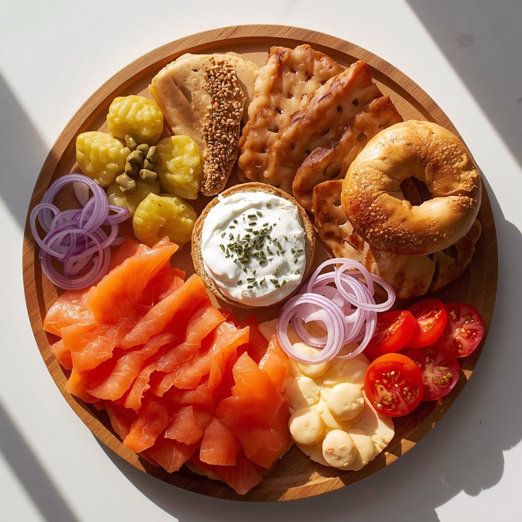 Lox and Bagel Breakfast Board Recipe