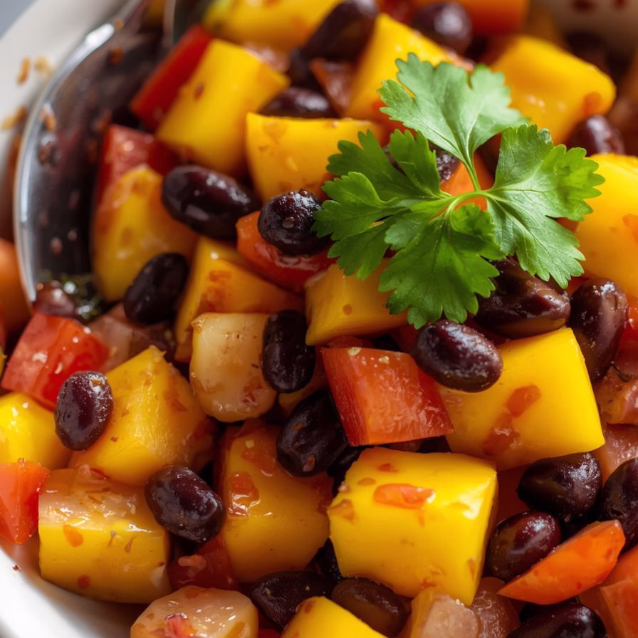 Mango & Black Bean Salad Recipe