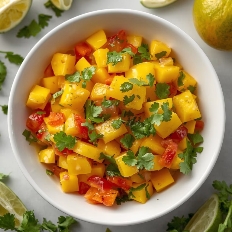 Mango Salad Recipe with Lime Dressing (2)
