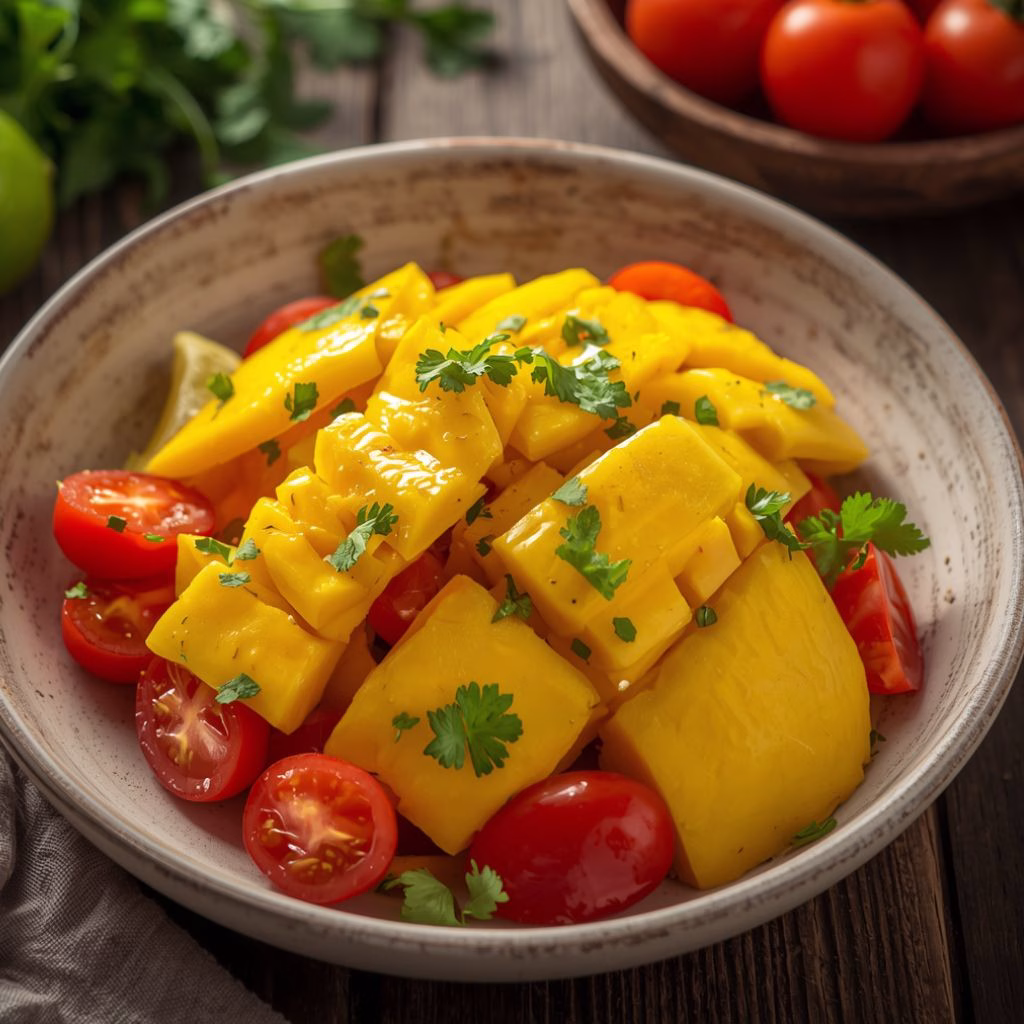 Mango Salad Recipe with Lime Dressing Recipe