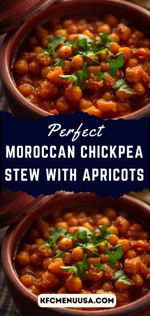 Moroccan Chickpea Stew With Apricots Recipe