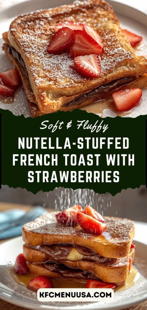 Nutella-Stuffed French Toast With Strawberries Recipe