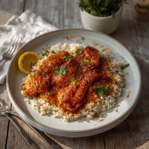 One-Pan Tandoori Chicken and Rice Recipe