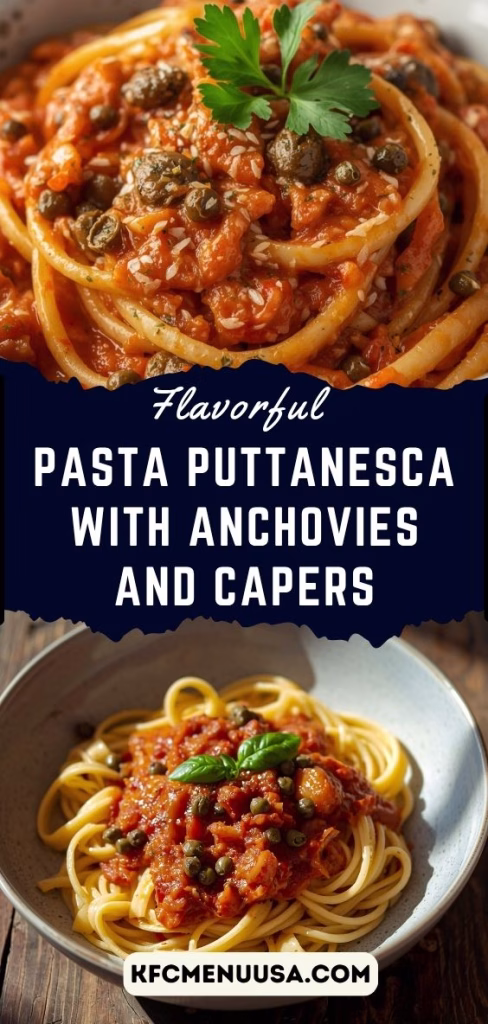 Pasta Puttanesca with Anchovies Recipe