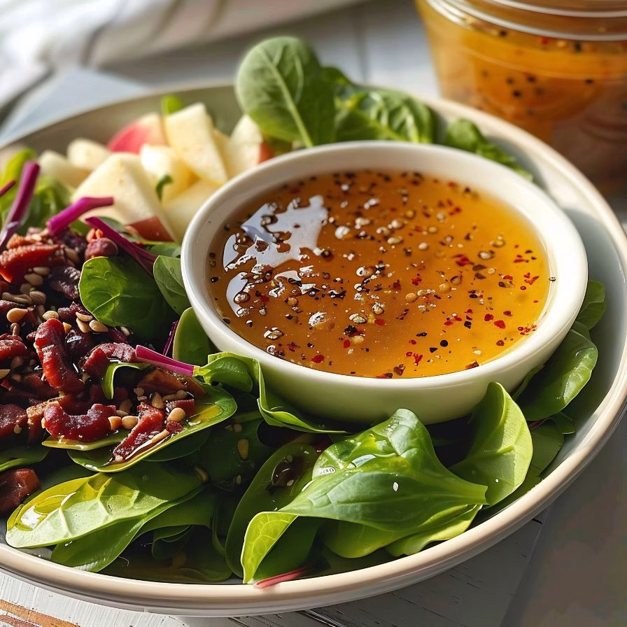 Peach Honey Dijon Balsamic Vinaigrette Recipe