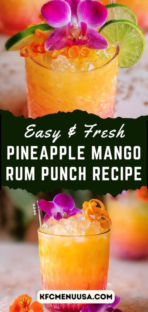 Pineapple Mango Rum Punch Recipe