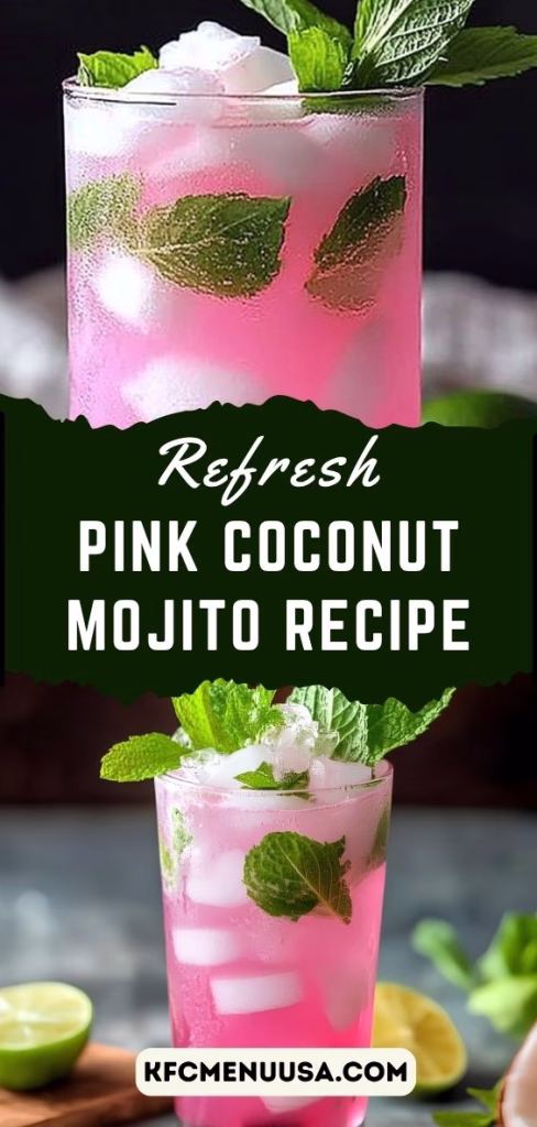 Pink Coconut Mojito Recipe