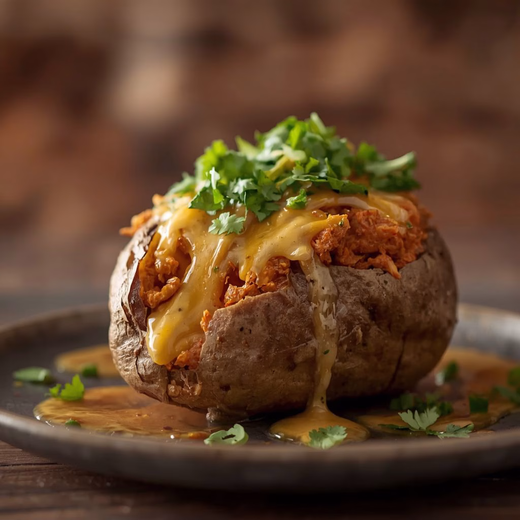 Pulled Chipotle Chicken Jacket Potato Recipe