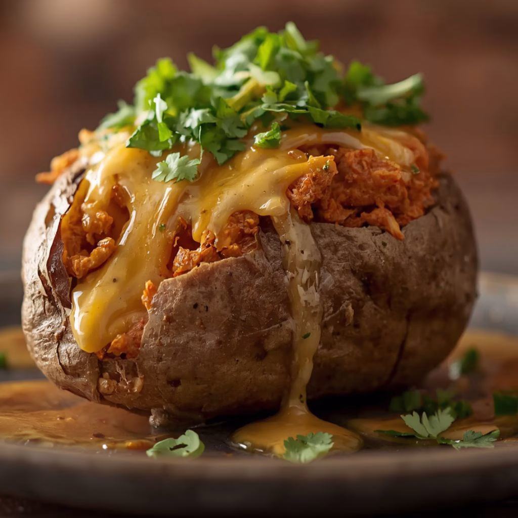 Pulled Chipotle Chicken Jacket Potato Recipe