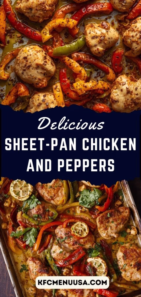 Sheet-Pan Chicken and Peppers Recipe